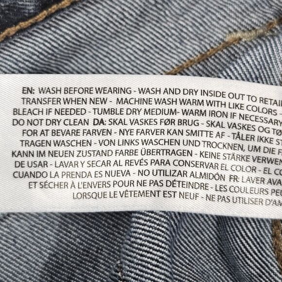 Ariat Jeans 34x32 Blue Denim Boot Cut Relaxed Fit M4 Rebar Loop Lock Work Wear - Picture 5 of 13